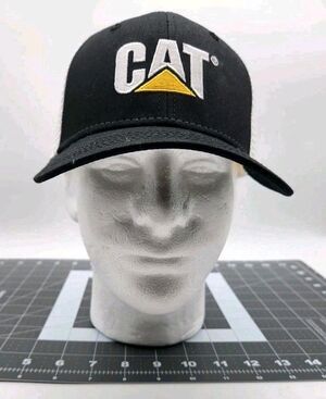 Vintage Caterpillar Diesel Power CAT Embroidered Trucker Hat - Mesh Snapback Cap